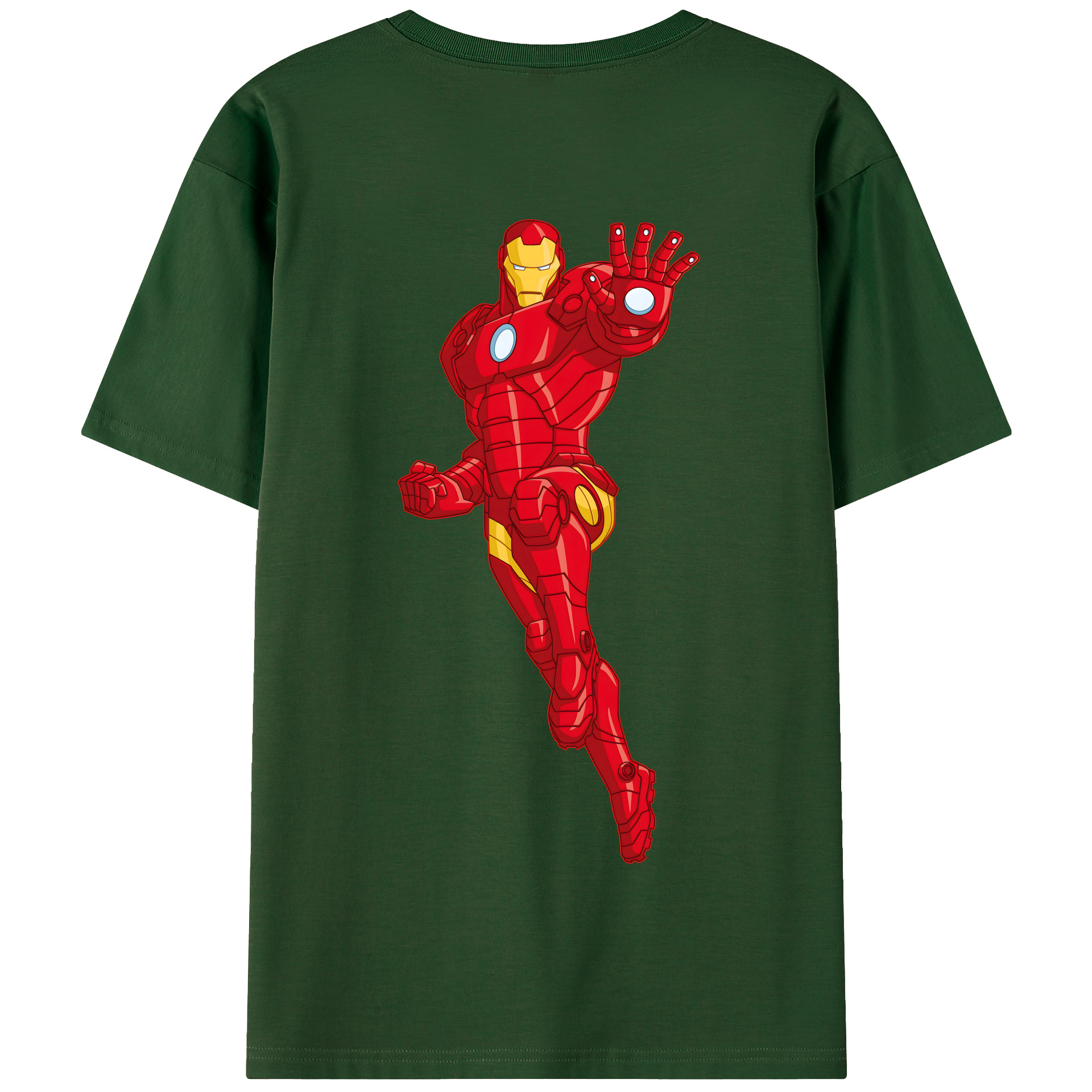 （画像用） アベンジャーズ The Avengers 綿100％半袖Tシャツ（背面プリント）